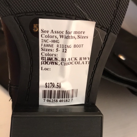 New and in immaculate condition. INC Fawne Genuine Leather black riding boots. - Picture 5 of 12